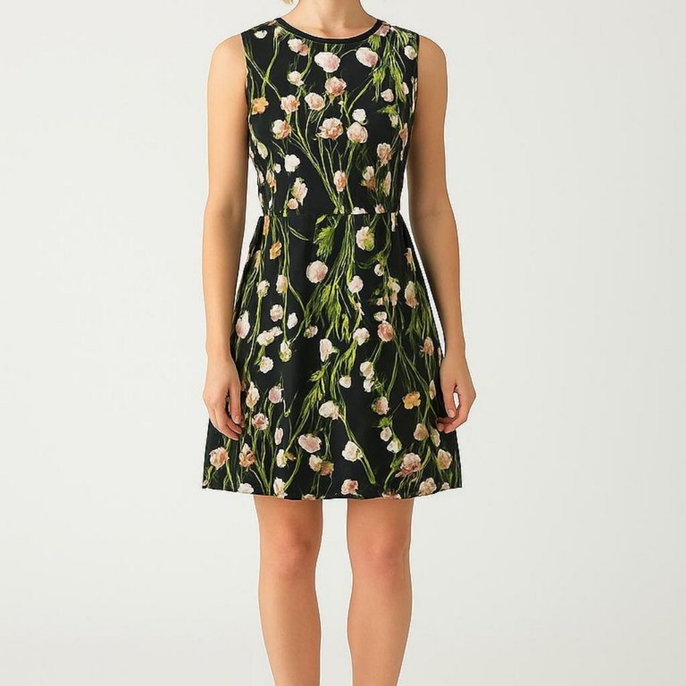 Floral Sleeveless Dress XS